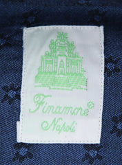 Finamore Napoli Blue Foulard Shirt - Extra Slim - (FNTYO812362LUZ) - Parent