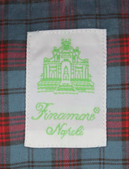 Finamore Napoli Red Plaid Shirt - Extra Slim - (2018031319) - Parent