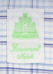 Finamore Napoli Blue Plaid Shirt - Extra Slim - (2018022715) - Parent