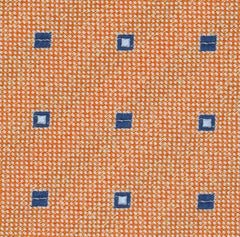 Finamore Napoli Orange Geometric Tie - 3.25" x 57" - (TIEGEOX3)