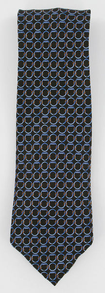 Finamore Napoli Brown Silk Tie