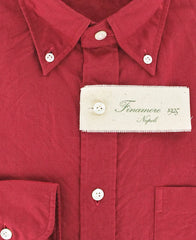 Finamore Napoli Red Shirt 15.75/40