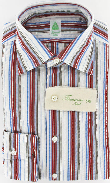 Finamore Napoli Red Shirt 15.75/40