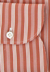 Finamore Napoli Orange Shirt - Extra Slim - 15.75/40 - (22NAN14014105)