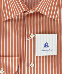 Finamore Napoli Orange Shirt 16/41