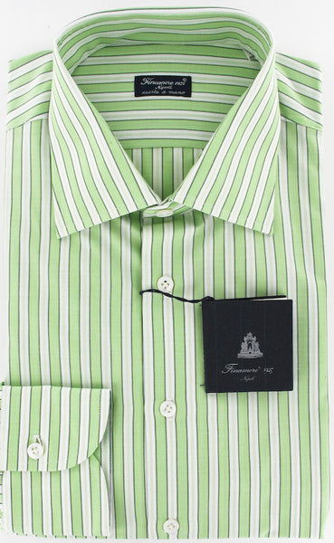 Finamore Napoli Green Shirt 15.75/40