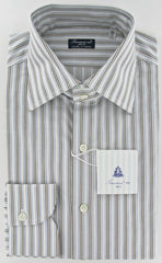 Finamore Napoli Brown Shirt 15.75/40