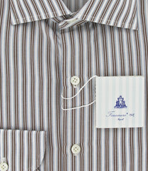 Finamore Napoli Brown Shirt 15.75/40