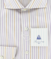 Finamore Napoli Lavender Purple Shirt 15.75/40