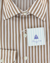 Finamore Napoli Orange Shirt 15.75/40