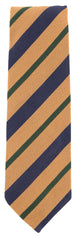 Finamore Napoli Light Brown Striped Tie - 3.25" x 58.5" - (TIESTRX214)