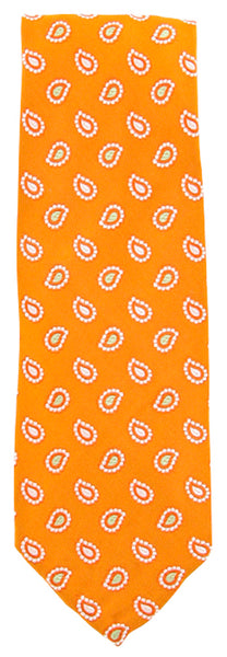 Finamore Napoli Orange Tie