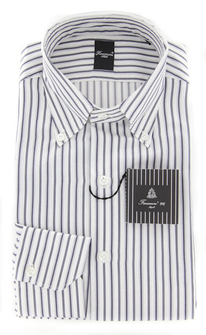 Finamore Napoli Gray Shirt – Size: 15.75 US / 40 EU