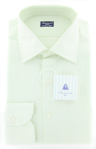 Finamore Napoli Green Shirt – Size: 16 US / 41 EU