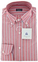 Finamore Napoli Red Shirt 17.5/44