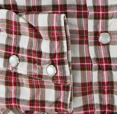 Finamore Napoli Red Casual Shirt 15.75