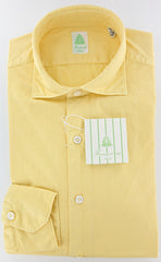 Finamore Napoli Yellow Shirt 15.5/39