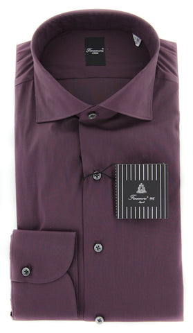 Finamore Napoli Purple Shirt – Size: 15.75 US / 40 EU
