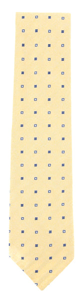 Finamore Napoli Yellow Geometric Tie - 3.25" x 57" - (TIEGEOX246)