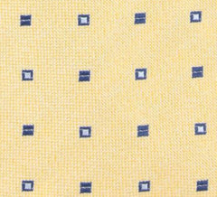 Finamore Napoli Yellow Geometric Tie - 3.25" x 57" - (TIEGEOX246)