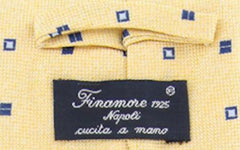 Finamore Napoli Yellow Geometric Tie - 3.25" x 57" - (TIEGEOX246)