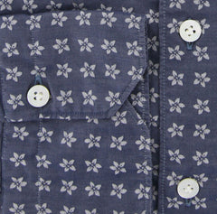 Finamore Napoli Navy Blue Shirt - Extra Slim Fit - 16/41