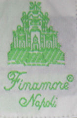 Finamore Napoli Blue Plaid Cotton Casual Shirt -Extra Slim Fit- 16