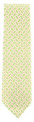 Finamore Napoli Green Geometric Tie - 3" x 57" - (TIEGEOX269)