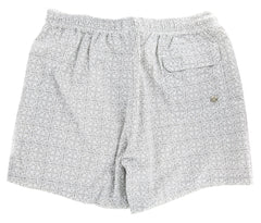 Luigi Borrelli Light Gray Floral Swimwear Large/Large