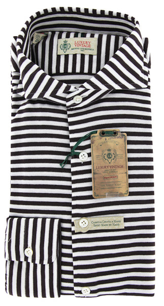 Luigi Borrelli Brown Casual Shirt Size Medium 15.25"