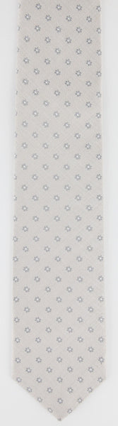 Luigi Borrelli Beige, White, Gray Tie