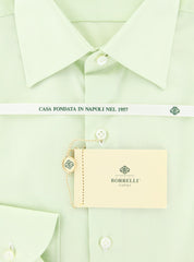 Luigi Borrelli Light Green Solid Shirt - Slim - (GB7742) - Parent