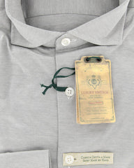 Luigi Borrelli Gray Striped Shirt - Extra Slim - M/M - (MA4970030CLAUDIO)