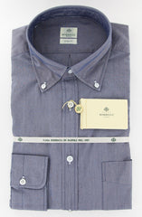 Luigi Borrelli Blue Shirt S/S