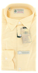Luigi Borrelli Yellow Fancy Shirt - Extra Slim - M/M - (MA2550ANTONIO)
