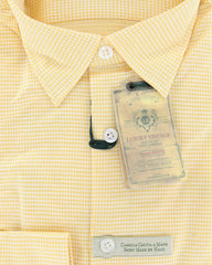 Luigi Borrelli Yellow Fancy Shirt - Extra Slim - M/M - (MA2550ANTONIO)