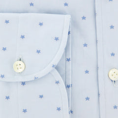 Giampaolo Light Blue Stars Shirt - Extra Slim - (GP618211771SEVPT1) - Parent