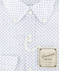 Giampaolo Blue Polka Dot Shirt - Extra Slim - (GP618262675GIOPT1) - Parent