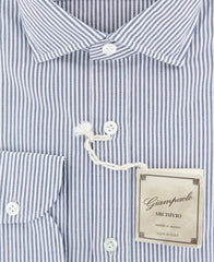 Giampaolo Gray Striped Shirt - Extra Slim - (618GP5015-71) - Parent