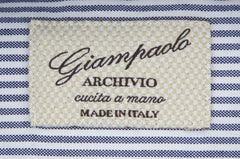 Giampaolo Gray Striped Shirt - Extra Slim - (618GP5015-71) - Parent