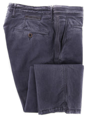 Incotex Purple Solid Pants - Slim - (1ST60590601837) - Parent