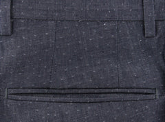 Incotex Charcoal Gray Fancy Pants - Slim - (IN00305927805) - Parent
