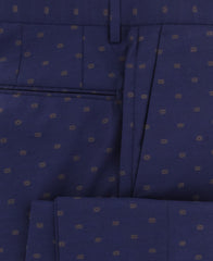 Incotex Navy Blue Foulard Pants - Slim - (IN-S0T030-5932-815) - Parent