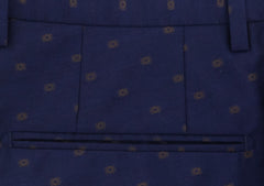 Incotex Navy Blue Foulard Pants - Slim - (IN-S0T030-5932-815) - Parent