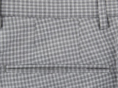 Incotex Gray Micro-Check Pants - Slim - (IN-S0T030-5980-900) - Parent