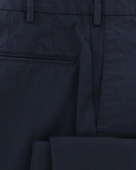 Incotex Navy Blue Solid Pants - Slim - (IN1117173) - Parent