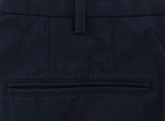 Incotex Navy Blue Solid Pants - Slim - (IN1117173) - Parent
