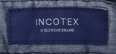 Incotex Navy Blue Solid Cotton Blend Pants - Slim - (0B) - Parent