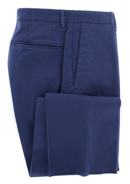 Incotex Dark Blue Solid Pants - Slim - (IN5365831) - Parent