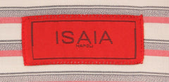 Isaia Pink Striped Cotton Shirt - Slim - (J8) - Parent